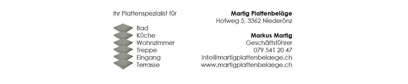 Martig Plattenbeläge